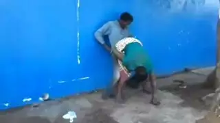 بنت شارع تُضرب بواسطة وحش أفريقي في نيك مكشوف