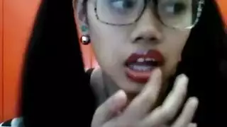 أحمر الشفاه كس إلى الفم ربه منزل