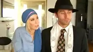 جماع مقدس: حاخام ومراهقة شقراء في جنس صعب